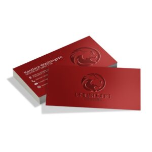 Business Cards | Raised Spot UV